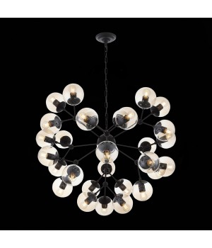 SL549.413.30 Люстра подвесная ST-Luce Черный/Янтарный E27 30*40W (из 2-х коробок) STAMPO-foto9