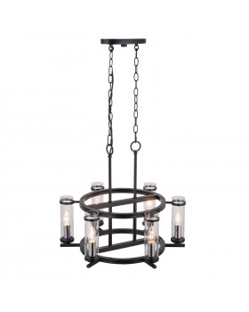 SL334.403.06 Люстра подвесная ST-Luce Черный, Никель/Прозрачный E14 6*60W BICHERO-foto2