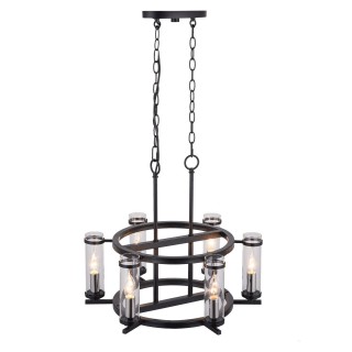 SL334.403.06 Люстра подвесная ST-Luce Черный, Никель/Прозрачный E14 6*60W BICHERO-foto2