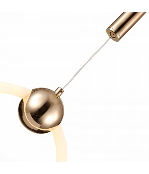 SL1578.203.01 Подвес ST-Luce Золотистый/Золотистый, Белый LED 1*15W 3000K GIERA-foto3