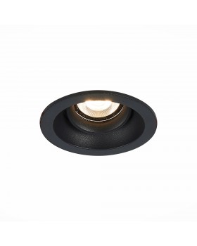 ST208.408.01 Св-к встр. Мат. черный GU10 1*50W D94xH40 220V Без ламп MISURA-foto3