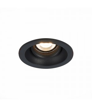 ST208.408.01 Св-к встр. Мат. черный GU10 1*50W D94xH40 220V Без ламп MISURA-foto3