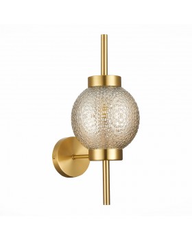 SL1155.301.01 Светильник настенный ST-Luce Латунь/Коньячный E14 1*40W MARENA-foto2