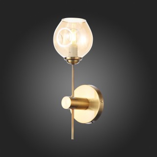SL1500.201.01 Светильник настенный ST-Luce Золотистый/Янтарный E14 1*40W FOVIA-foto7