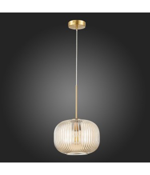 SL1154.313.01 Подвес ST-Luce Латунь/Коньячный E27 1*60W GRAN-foto8