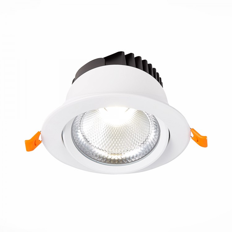 ST211.538.15.24 Св-к встр. Белый LED 1*15W 3000K 1 125Lm Ra80 24° IP20 D109xH65 220-240V MIRO