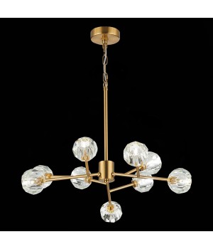 SL1166.303.09 Светильник подвесной ST-Luce Латунь/Прозрачный G9 LED 9*5W ROMANO-foto9