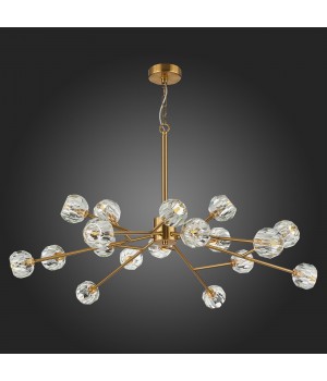 SL1166.303.18 Светильник подвесной ST-Luce Латунь/Прозрачный G9 LED 18*5W ROMANO-foto4