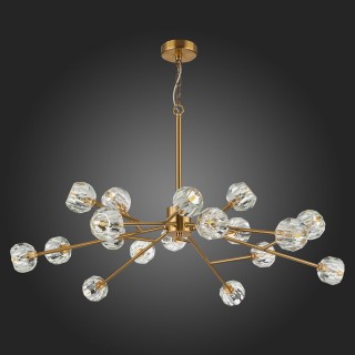 SL1166.303.18 Светильник подвесной ST-Luce Латунь/Прозрачный G9 LED 18*5W ROMANO-foto4