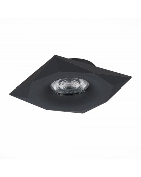 ST203.408.01 Св-к встр. Мат. черный GU10 1*50W L95xW95xH25 220V Без ламп OVASIS-foto2