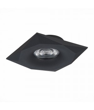 ST203.408.01 Св-к встр. Мат. черный GU10 1*50W L95xW95xH25 220V Без ламп OVASIS-foto2