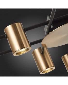 SL1207.402.08 Светильник потолочный ST-Luce Черный/Латунь GU10 8*7W VEROLI-foto9