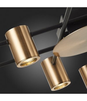 SL1207.402.08 Светильник потолочный ST-Luce Черный/Латунь GU10 8*7W VEROLI-foto9