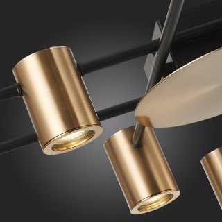 SL1207.402.08 Светильник потолочный ST-Luce Черный/Латунь GU10 8*7W VEROLI-foto9