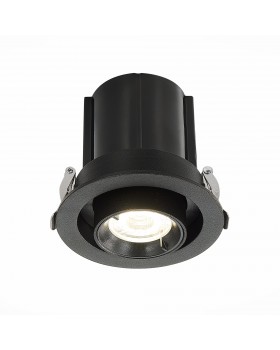 ST702.348.12 Св-к встр. Черный LED 1*12W 4000K 900Lm Ra80 24° IP20 D90xH92 180-240V ST702-foto2