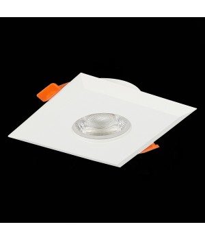 ST204.508.01 Св-к встр. Мат. белый GU10 1*50W L94xW94xH25 220V Без ламп QUOSIS-foto5