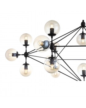 SL549.403.21 Люстра потолочная ST-Luce Черный/Янтарный E27 21*40W STAMPO-foto3