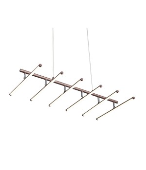 SLD003.303.06 Люстра подвесная ST-Luce Кофейный/Белый LED 6*8W 4000K PIACOD-foto2