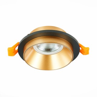 ST206.248.01 Св-к встр. Черный GU10 1*50W  IP20 D92xH38 220V Без ламп CHOMIA-foto2