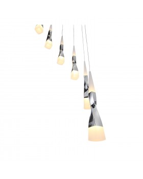 SL405.103.10 Светильник подвесной ST-Luce Хром/Белый, Хром LED 10*7W 3000K BOCHIE-foto2