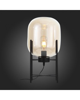 SL1050.505.01 Прикроватная лампа ST-Luce Черный/Коньячный E27 1*40W (из 2-х коробок) BURASCA-foto8