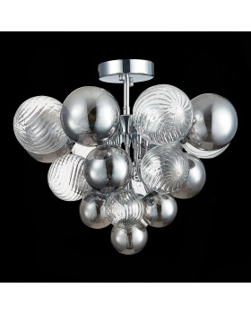 SL1124.102.10 Люстра потолочная ST-Luce Хром/Дымчатый,Прозрачный G9 10*5W (из 2-х коробок) VINETTO-foto8