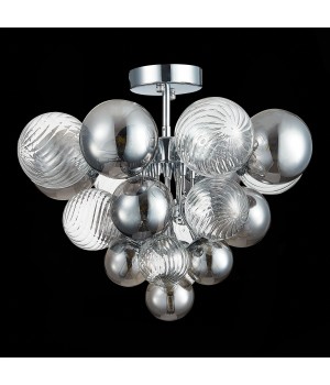 SL1124.102.10 Люстра потолочная ST-Luce Хром/Дымчатый,Прозрачный G9 10*5W (из 2-х коробок) VINETTO-foto8