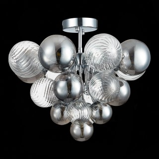 SL1124.102.10 Люстра потолочная ST-Luce Хром/Дымчатый,Прозрачный G9 10*5W (из 2-х коробок) VINETTO-foto8