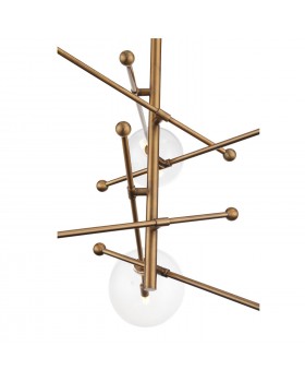 SL1205.303.06 Светильник подвесной ST-Luce Латунь/Прозрачный G9 6*5W SANDRO-foto10