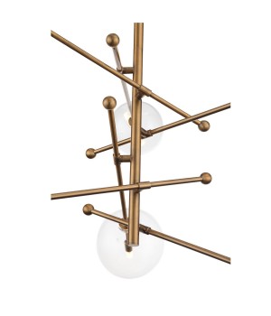 SL1205.303.06 Светильник подвесной ST-Luce Латунь/Прозрачный G9 6*5W SANDRO-foto10