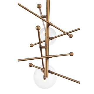 SL1205.303.06 Светильник подвесной ST-Luce Латунь/Прозрачный G9 6*5W SANDRO-foto10