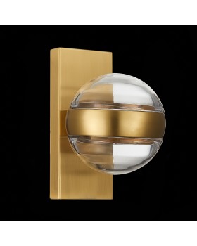 SL1156.301.01 Светильник настенный ST-Luce Латунь/Прозрачный G9 1*5W BALA-foto4