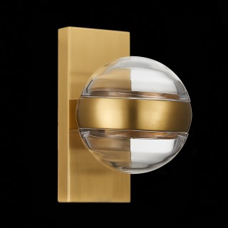 SL1156.301.01 Светильник настенный ST-Luce Латунь/Прозрачный G9 1*5W BALA-foto4