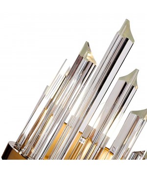 SL1178.221.02 Бра ST-Luce Золотистый/Золотистый, Прозрачный E14 2*40W Arezzo-foto4