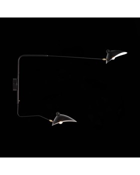 SL305.401.02 Светильник настенный ST-Luce Черный/Черный, Белый E27 2*60W SPRUZZO-foto7