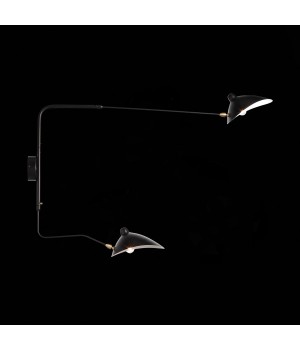 SL305.401.02 Светильник настенный ST-Luce Черный/Черный, Белый E27 2*60W SPRUZZO-foto7