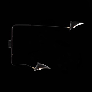 SL305.401.02 Светильник настенный ST-Luce Черный/Черный, Белый E27 2*60W SPRUZZO-foto7