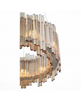 SL400.103.09 Люстра подвесная ST-Luce Хром/Янтарный G9 9*5W VERSITA-foto10