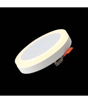 ST104.502.06 Светильник потолочный Белый LED 1*6W 3000K 468Lm Ra>80 120° IP20 D110xH20 170-240V CIAMELLA-foto5