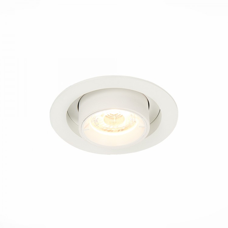 ST702.138.12 Св-к встр. Белый LED 1*12W 3000K 900Lm Ra80 24° IP20 D90xH92 180-240V ST702