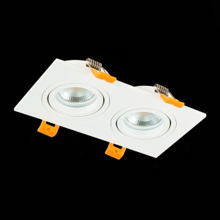 ST251.508.02 Св-к встр. Белый GU10 2*50W  IP20 L170xW92xH27 220V Без ламп ST251-foto5