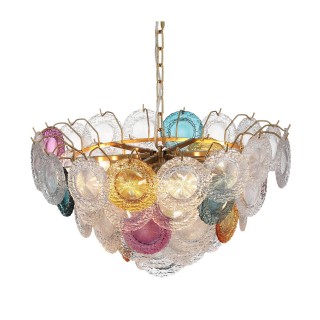 SL420.203.18 Люстра подвесная ST-Luce Золотистый/Разноцветный E14 18*40W CONELI-foto11