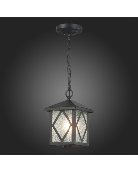 SL084.403.01 Светильник уличный подвесной ST-Luce Черный/Черный, Прозрачный E27 1*60W LORNE-foto7