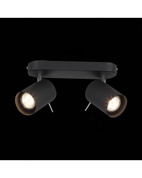 SL597.401.02 Спот ST-Luce Черный, Хром/Черный GU10 LED 2*3W FANALE-foto4