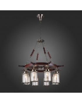 SL150.303.08 Люстра подвесная ST-Luce Бронза, коричневый/Прозрачный с эфектом трещин E27 8*40W VOLANTINO-foto6