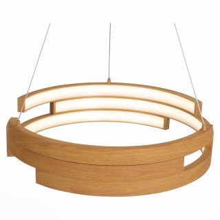 SL963.703.01 Люстра подвесная ST-Luce Светлое дерево/Светлое дерево, Белый LED 1*45W 4000K GENUINE-foto14