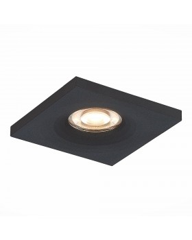 ST205.418.01 Св-к встр. Мат. черный GU10 1*50W L94xW94xH27 220V Без ламп GERA-foto3