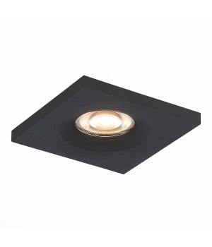 ST205.418.01 Св-к встр. Мат. черный GU10 1*50W L94xW94xH27 220V Без ламп GERA-foto3
