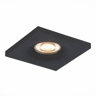 ST205.418.01 Св-к встр. Мат. черный GU10 1*50W  L94xW94xH27 220V Без ламп GERA-foto3