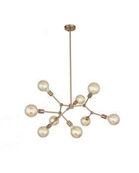 SL413.212.09 Люстра потолочная ST-Luce Латунь E27 9*40W TAVERE-foto16